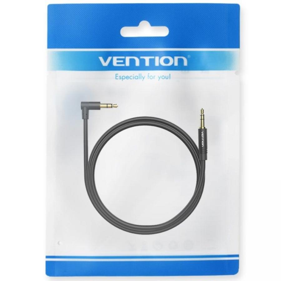 Cable Estéreo Vention BAKBG-T/ Jack 3.5 Macho - Jack 3.5 Macho/ 1.5m/ Negro