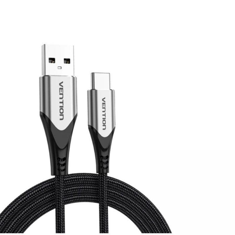 Cable USB 2.0 Tipo-C Vention CODHG/ USB Macho - USB Tipo-C Macho/ 480Mbps/ 1.5m/ Gris