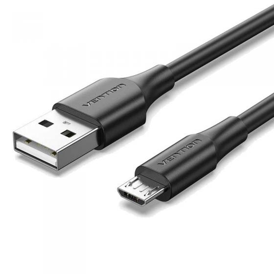 Cable USB 2.0 Vention CTIBD/ USB Macho - MicroUSB Macho/ 0.5m/ Negro
