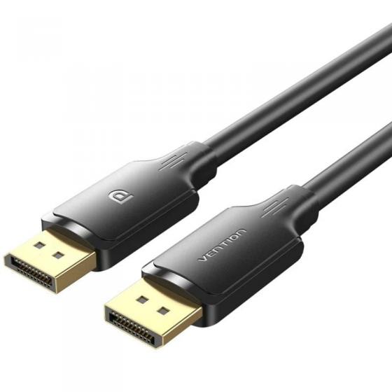 Cable Conversor Vention HAKBF/ DisplayPort Macho - HDMI 4K Macho/ 1m/ Negro