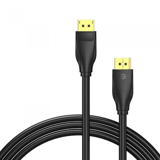 Cable DisplayPort 1.4 8K Vention HCDBG/ DisplayPort Macho - DisplayPort Macho/ 1.5m/ Negro