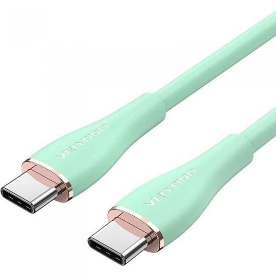 Cable USB 2.0 Tipo-C Vention TAWGF/ USB Tipo-C Macho - USB Tipo-C Macho/ 1m/ Verde