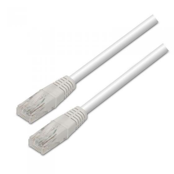 Cable de Red RJ45 UTP Aisens A133-0196 Cat.5e 50cm Blanco