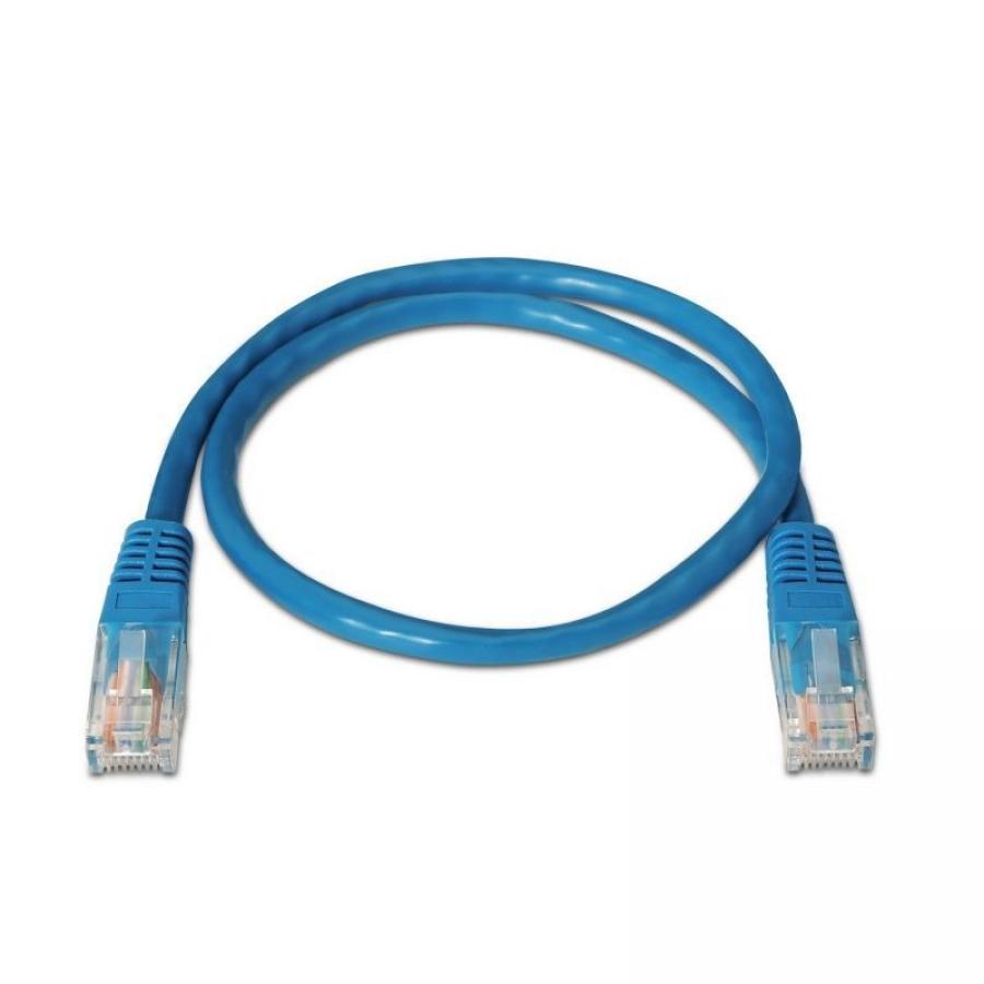 Cable de Red RJ45 UTP Aisens A135-0241 Cat.6/ 50cm/ Azul