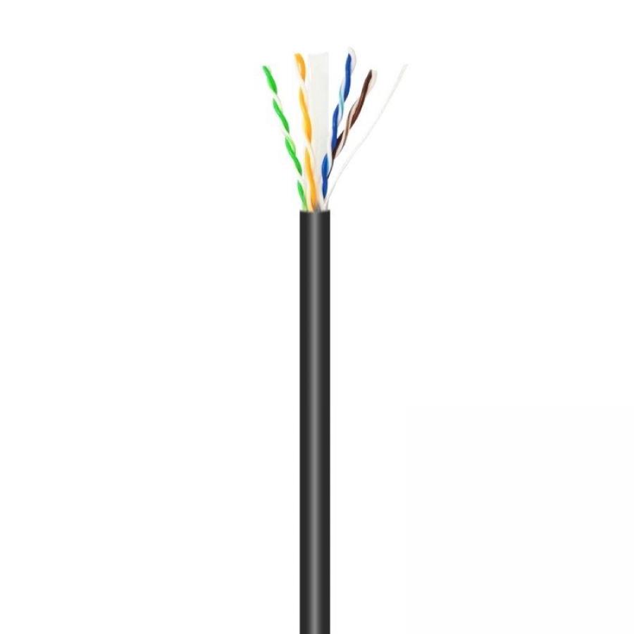 Bobina de Cable RJ45 para Exteriores UTP AWG23 Aisens A135-0675 Cat.6/ 100m/ Impermeable/ Negro