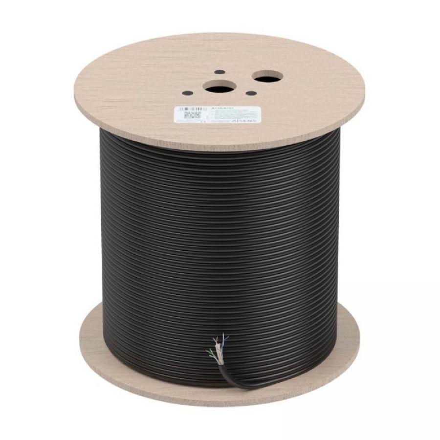 Bobina de Cable RJ45 para Exteriores UTP AWG23 Aisens A135-0751 Cat.6/ 305m/ Impermeable/ Negro