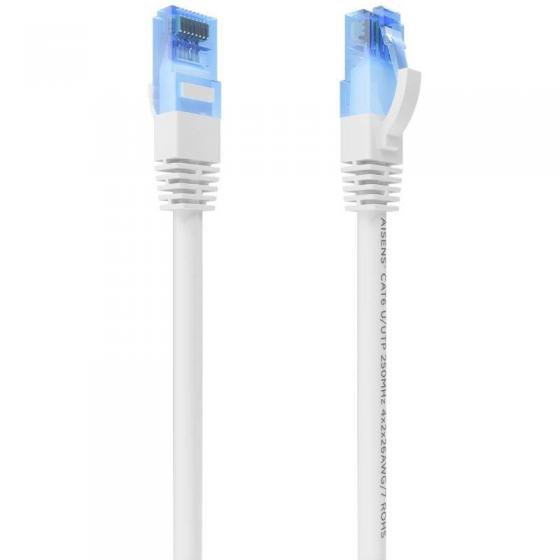 Cable de Red RJ45 AWG26 CCA UTP Aisen A135-0825 Cat.6/ 7.5m/ Blanco
