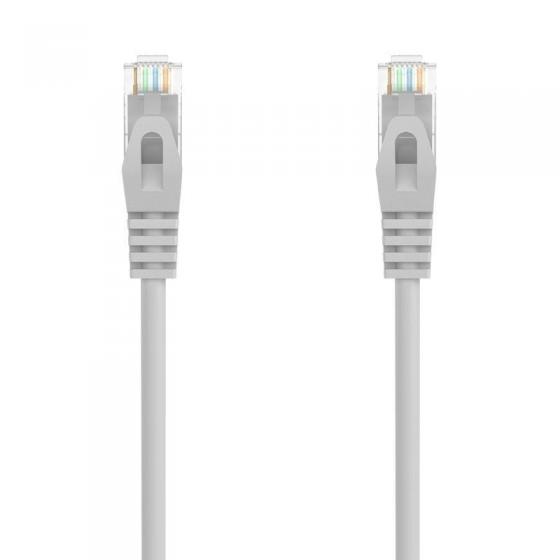 Cable de Red RJ45 AWG24 UTP Aisens A145-0553 Cat.6A/ LSZH/ 30cm/ Gris