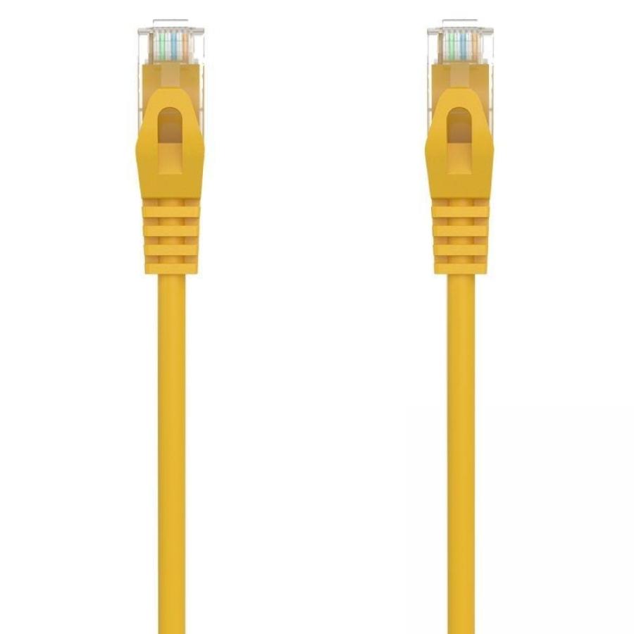 Cable de Red RJ45 AWG24 UTP Aisens A145-0567 Cat.6A/ LSZH/ 1.5m/ Amarillo