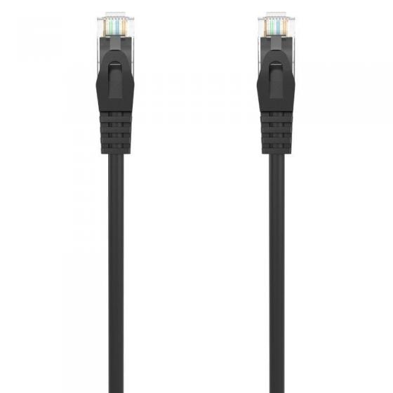 Cable de Red RJ45 AWG24 UTP Aisens A145-0586 Cat.6A/ LSZH/ 50cm/ Negro