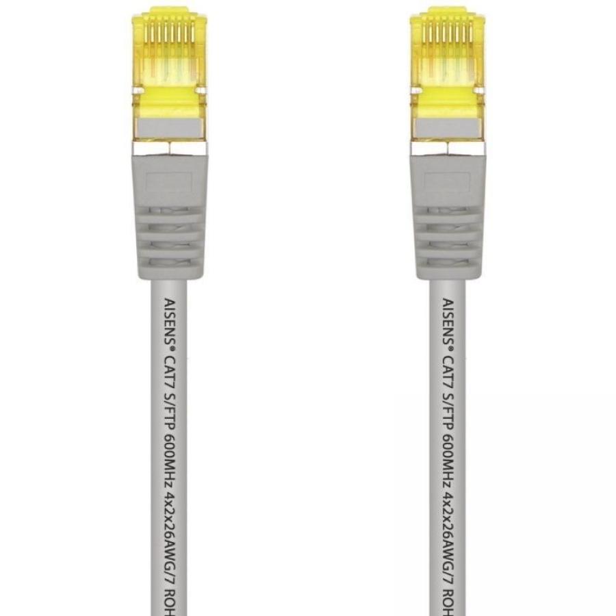 Cable de Red RJ45 S/FTP Aisens A146-0332 Cat.7/ 25cm/ Gris