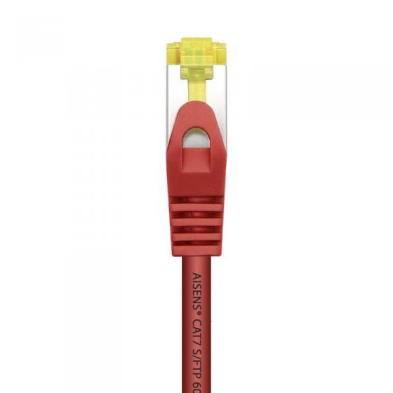 Cable de Red RJ45 SFTP Aisens A146-0468 Cat.7/ 25cm/ Rojo
