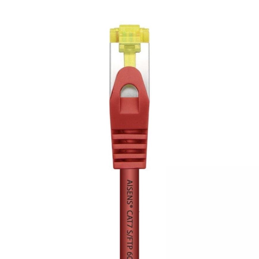Cable de Red RJ45 SFTP Aisens A146-0468 Cat.7/ 25cm/ Rojo