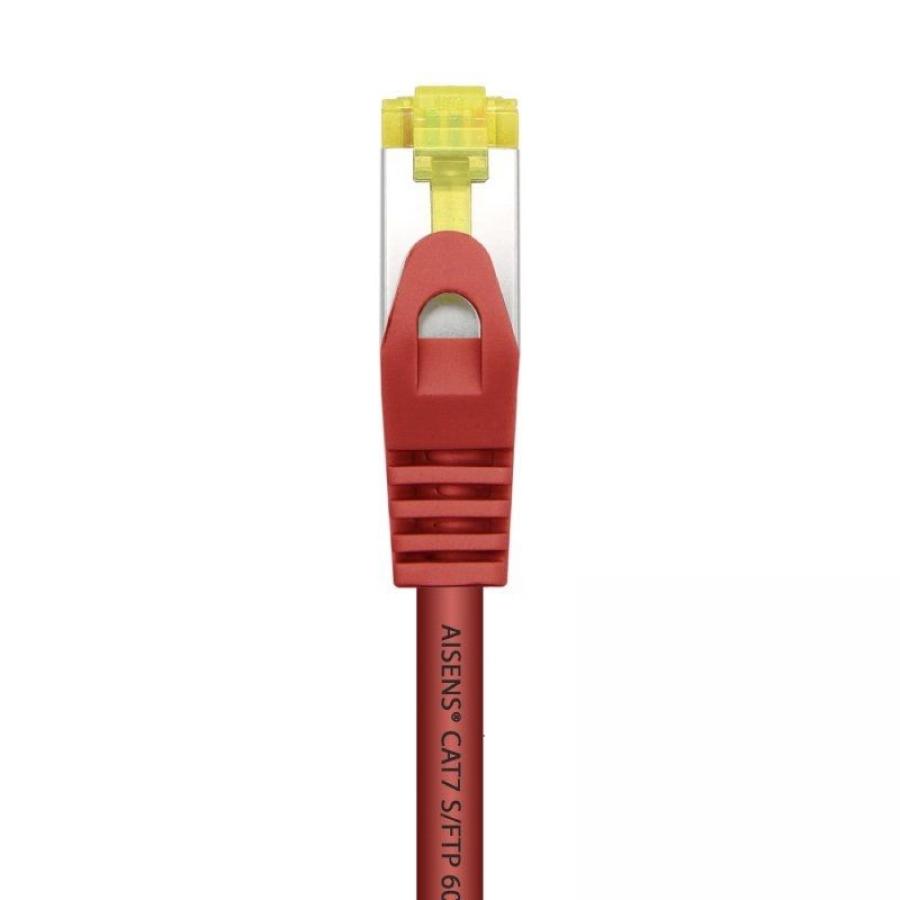 Cable de Red RJ45 SFTP Aisens A146-0469 Cat.7/ 50cm/ Rojo