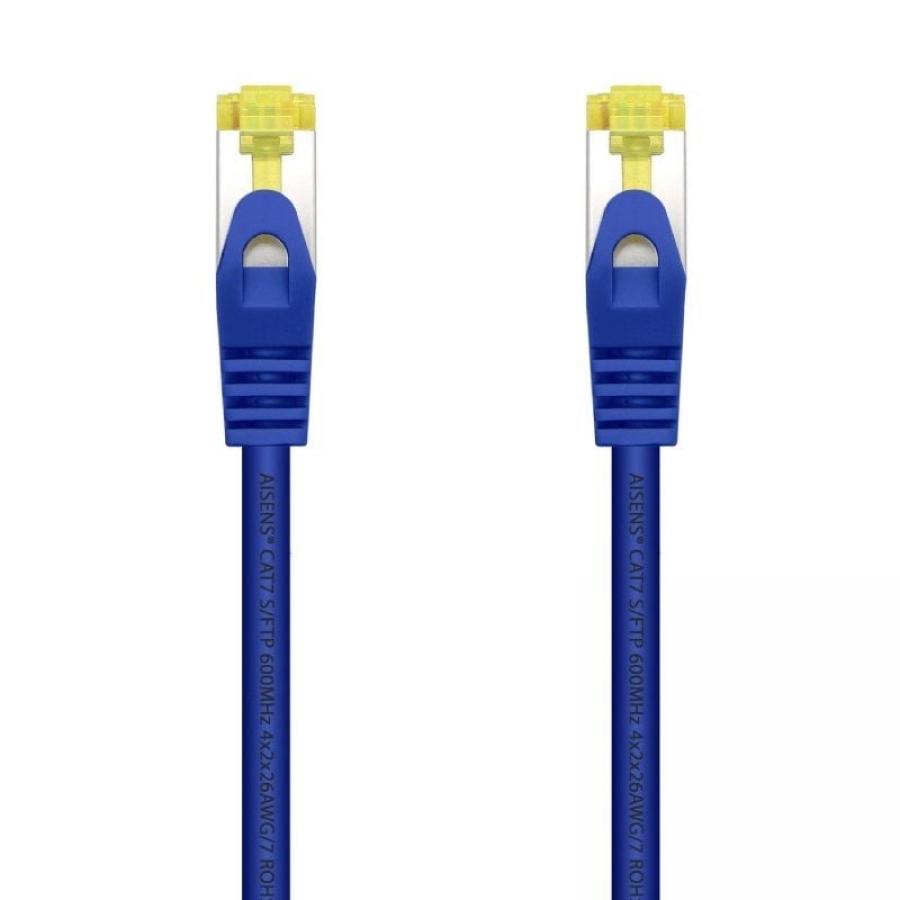 Cable de Red RJ45 SFTP Aisens A146-0477 Cat.7/ 50cm/ Azul
