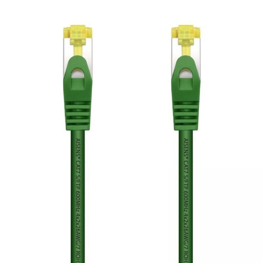 Cable de Red RJ45 SFTP Aisens A146-0482 Cat.7/ 1m/ Verde