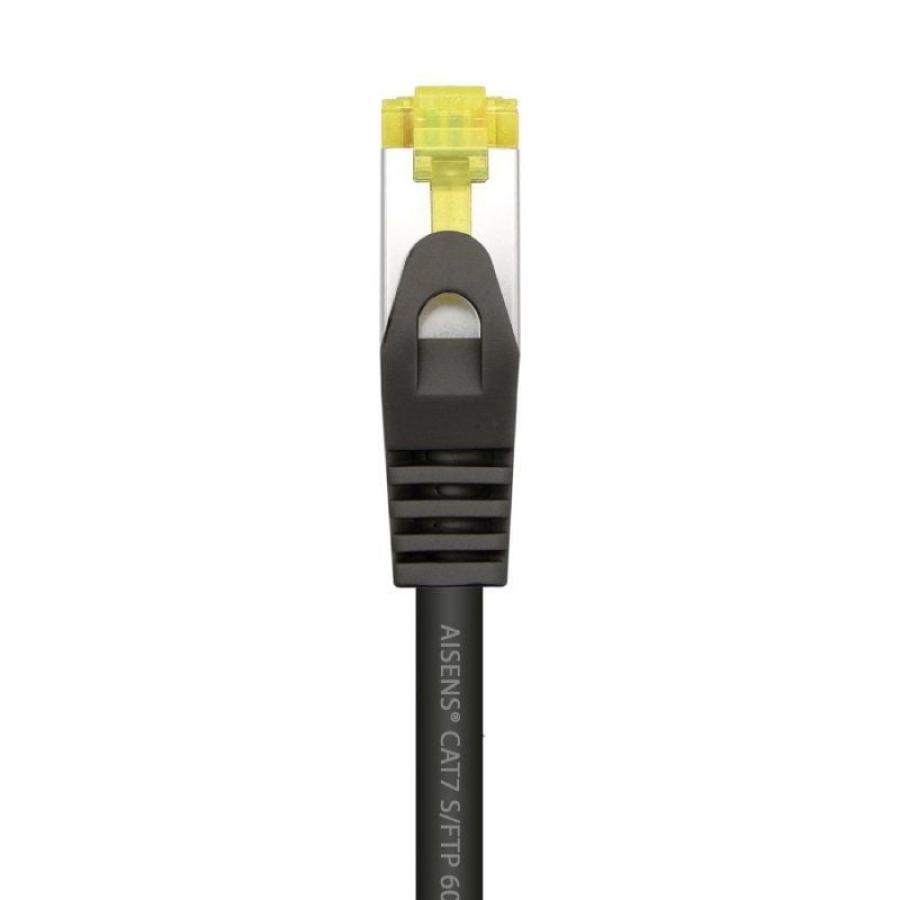 Cable de Red RJ45 SFTP Aisens A146-0484 Cat.7/ 25cm/ Negro