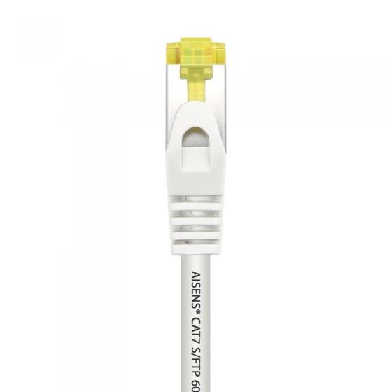 Cable de Red RJ45 SFTP Aisens A146-0490 Cat.7/ 1m/ Blanco