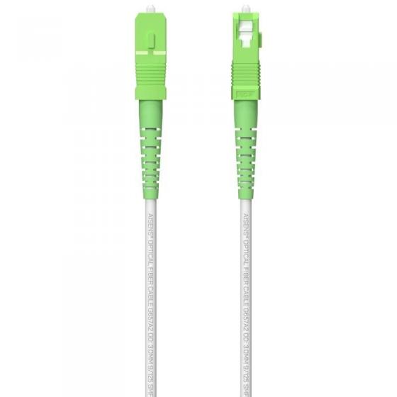 Cable de Fibra Óptica G657A2 3.0 9/125 SMF Aisens A152-0620 LSZH 200m Blanco