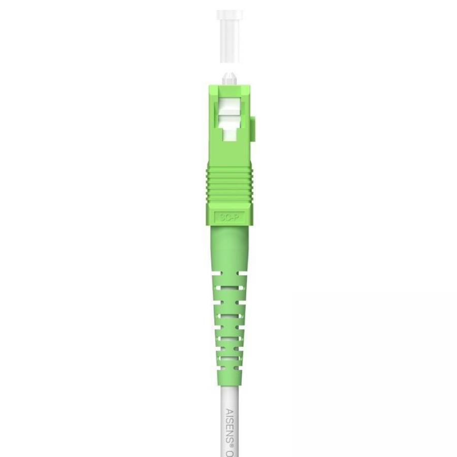 Bobina de Fibra Óptica G657A2 3.0 9/125 SMF Aisens A152-0620/ LSZH/ 200m/ Blanco