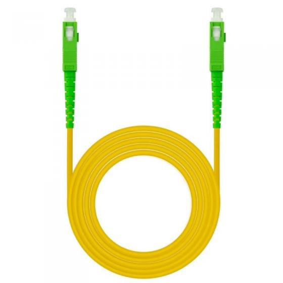 Cable de Fibra Óptica G657A2 Nanocable 10.20.0015 LSZH 15m Amarillo