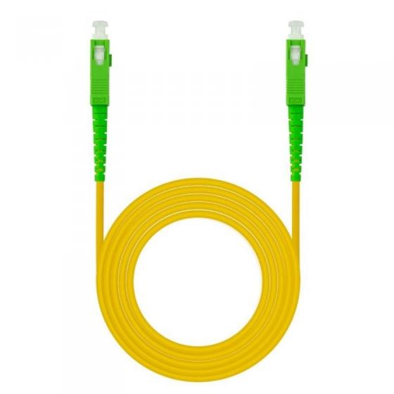 Cable de Fibra Óptica G657A2 Nanocable 10.20.0030/ LSZH/ 30m/ Amarillo