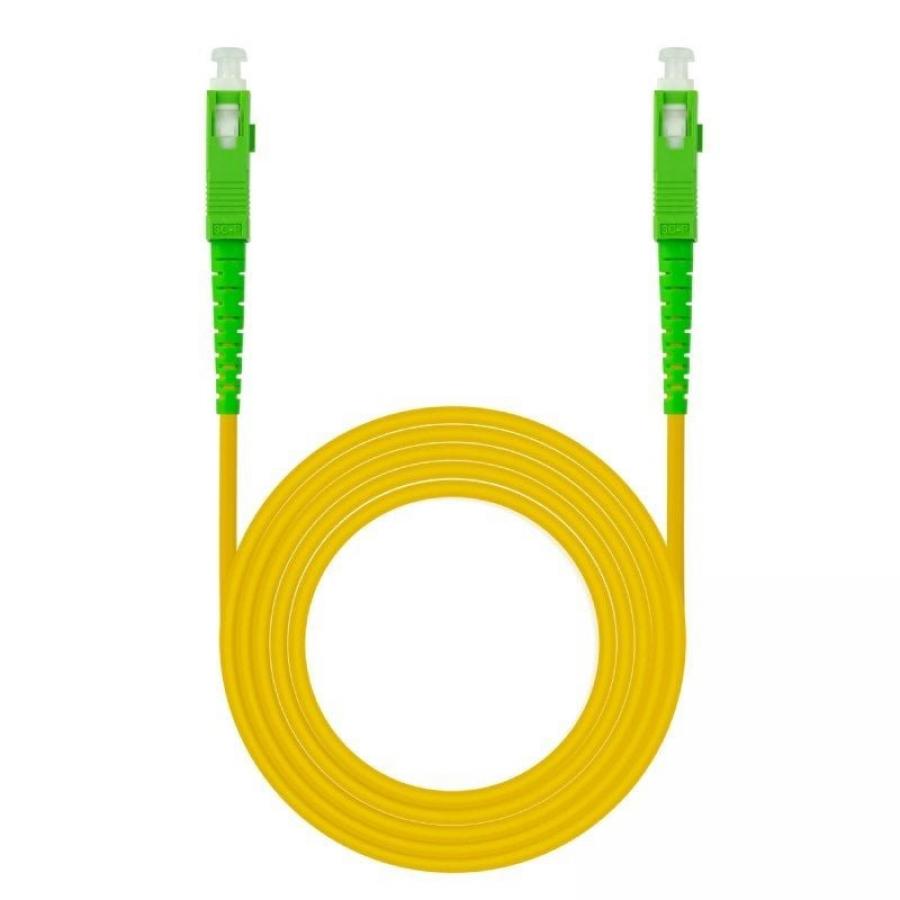 Cable de Fibra Óptica G657A2 Nanocable 10.20.0030/ LSZH/ 30m/ Amarillo