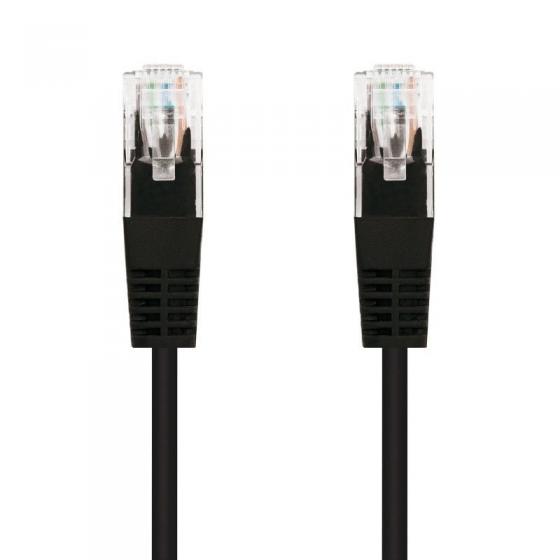Cable de Red RJ45 UTP Nanocable 10.20.0105-BK Cat.5e/ 5m/ Negro
