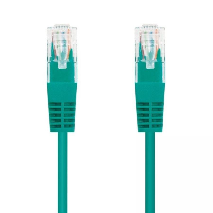 Cable de Red RJ45 UTP Nanocable 10.20.0400-L25-GR Cat.6/ 25cm/ Verde
