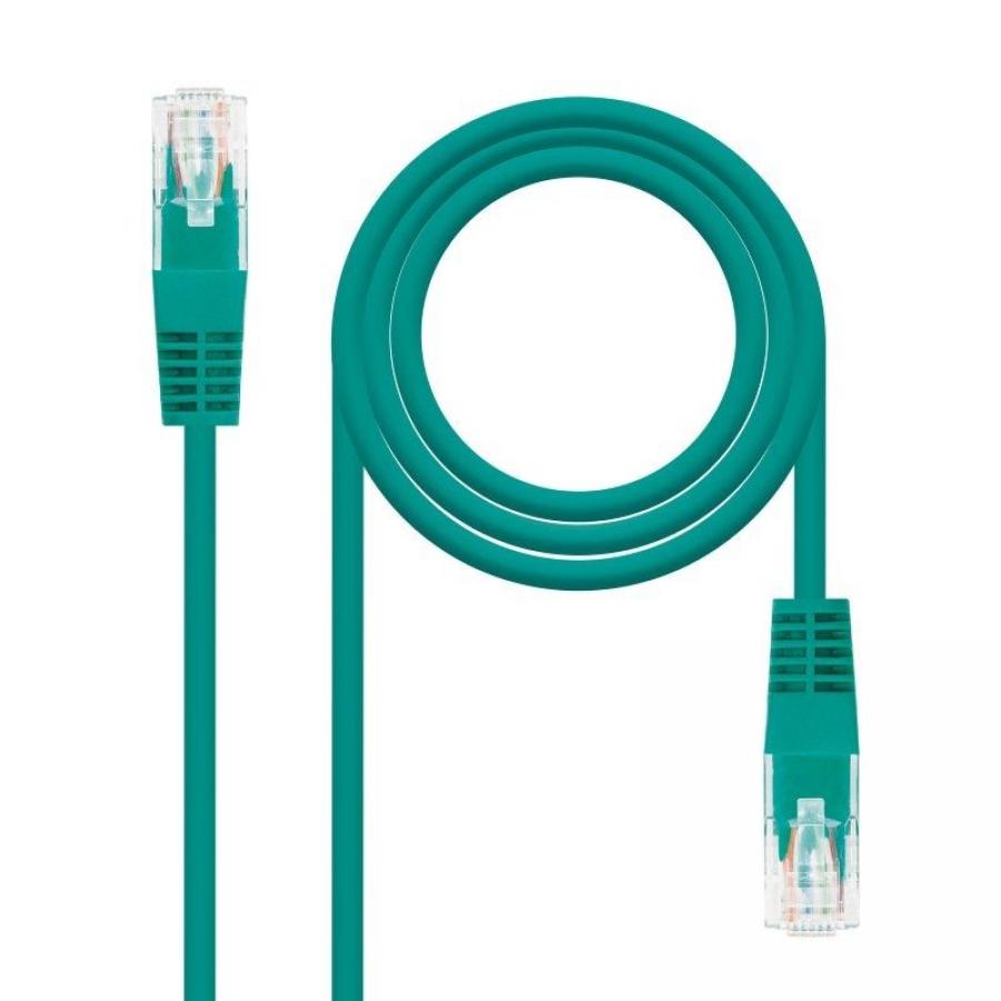 Cable de Red RJ45 UTP Nanocable 10.20.0400-L25-GR Cat.6/ 25cm/ Verde