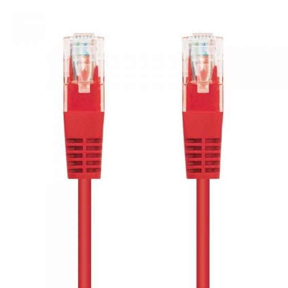Cable de Red RJ45 UTP Nanocable 10.20.0400-L25-R Cat.6 25cm Rojo