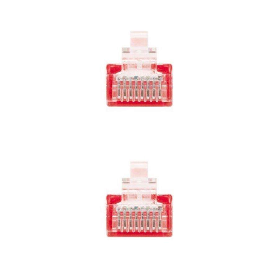Cable de Red RJ45 UTP Nanocable 10.20.0400-L25-R Cat.6/ 25cm/ Rojo