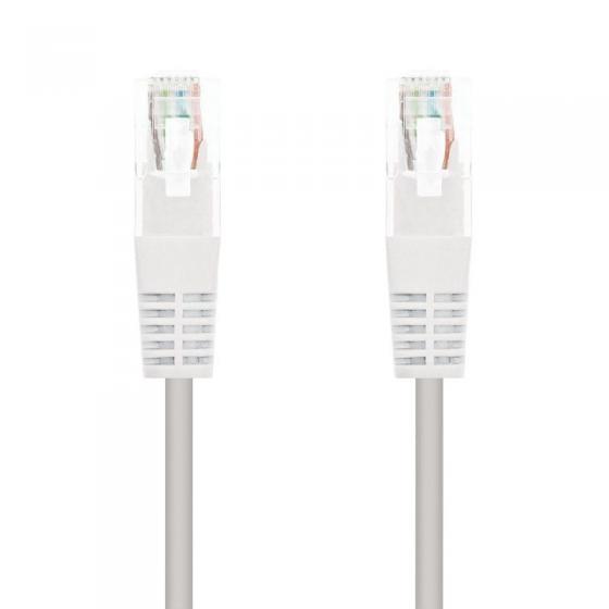 Cable de Red RJ45 UTP Nanocable 10.20.0400-L25-W Cat.6 25cm Blanco