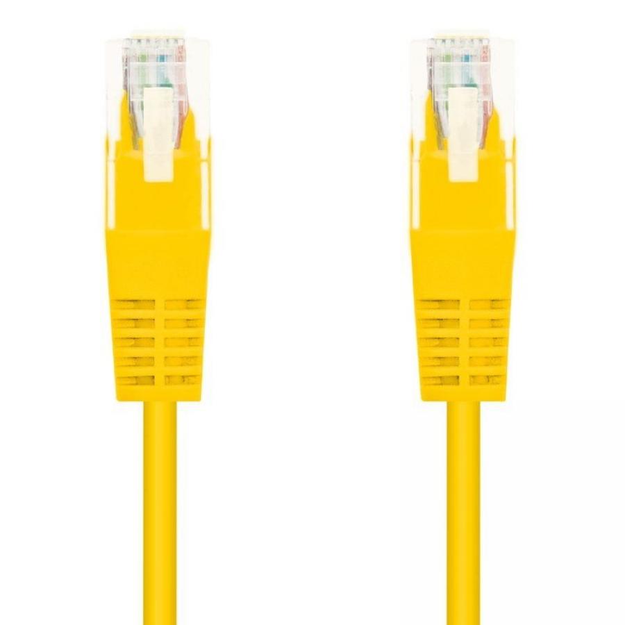 Cable de Red RJ45 UTP Nanocable 10.20.0400-L30 Cat.6/ 30cm/ Amarillo