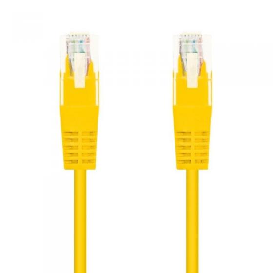 Cable de Red RJ45 UTP Nanocable 10.20.0400-Y Cat.6/ 50cm/ Amarillo