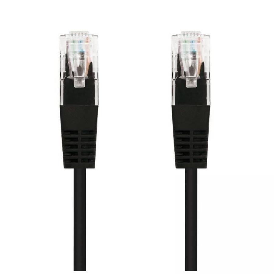 Cable de Red RJ45 UTP Nanocable 10.20.0402-BK Cat.6/ 2m/ Negro