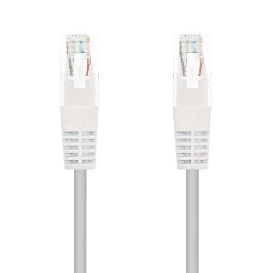 Cable de Red RJ45 UTP Nanocable 10.20.0403-W Cat.6/ 3m/ Blanco
