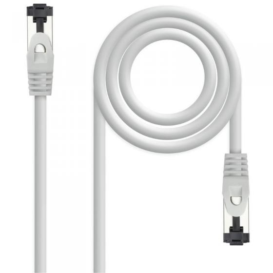 Cable de Red RJ45 SSTP Nanocable 10.20.2007 Cat.8.1/ 7m/ Gris