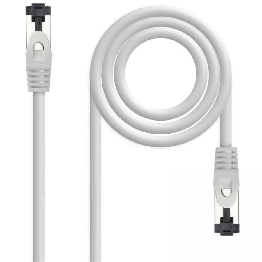 Cable de Red RJ45 SSTP Nanocable 10.20.2010 Cat.8.1/ 10m/ Gris