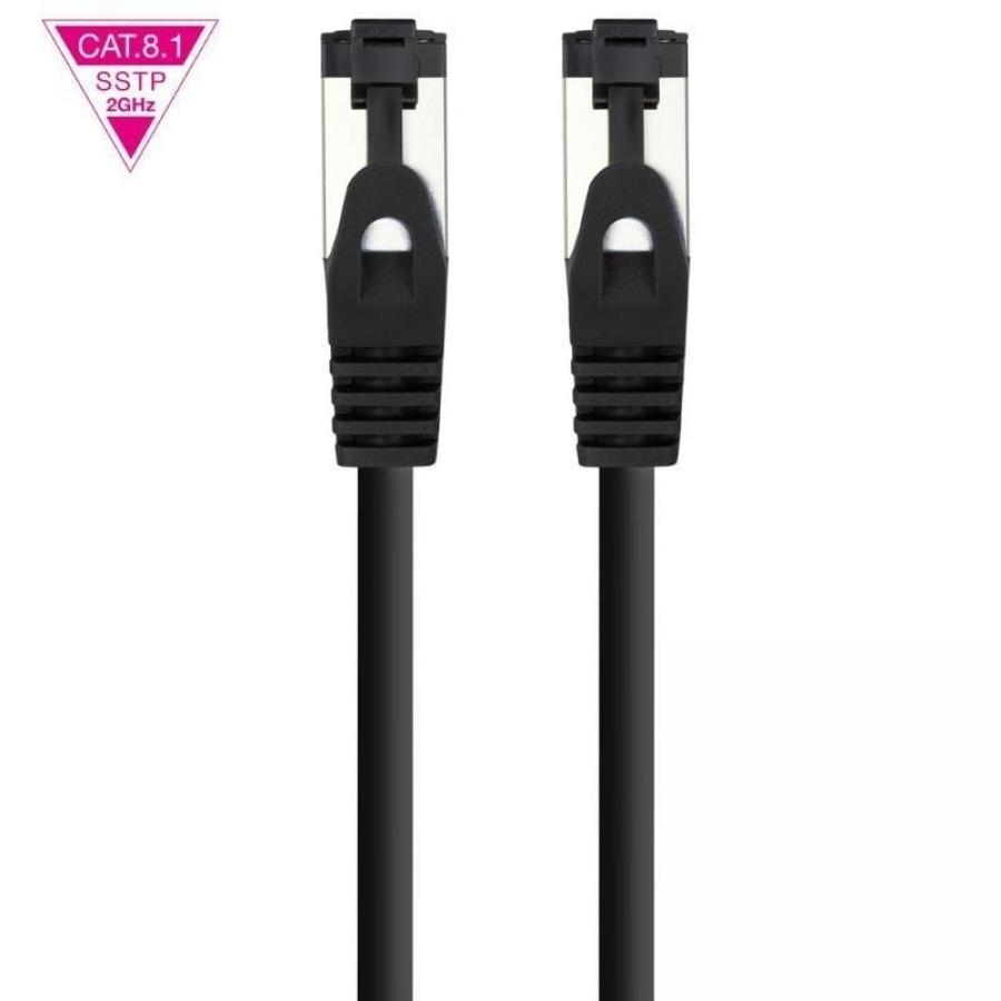 Cable de Red RJ45 SSTP Nanocable 10.20.2010-BK Cat.8.1/ 10m/ Negro