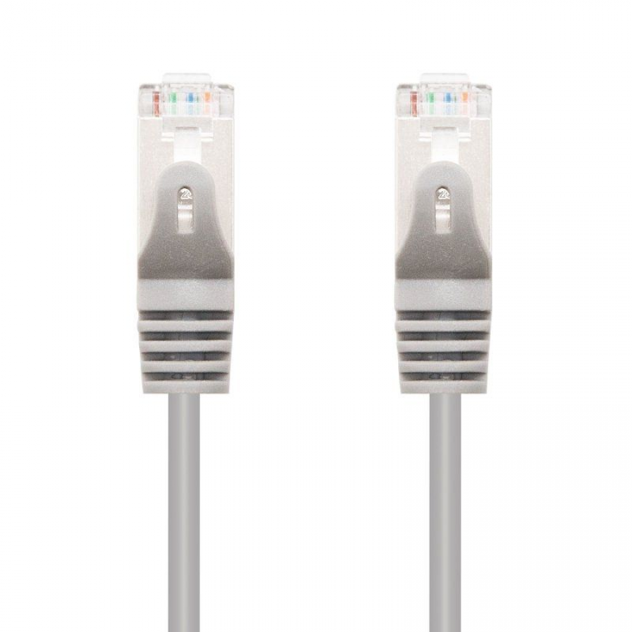 Cable de Red RJ45 FTP Nanocable 10.20.0810 Cat.6/ 10m/ Gris