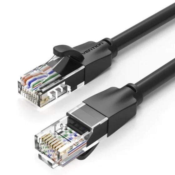Cable de Red RJ45 UTP Vention IBEBD Cat.6a/ 50cm/ Negro