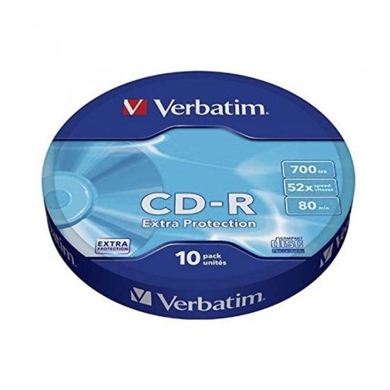 CD-R Verbatim Datalife 52X Tarrina-10uds