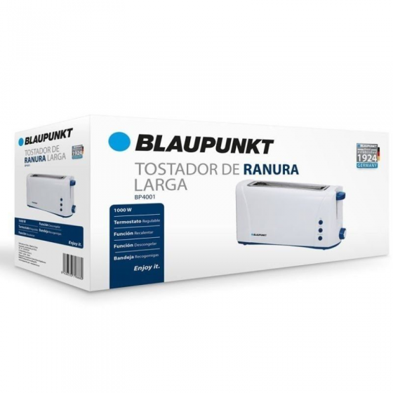 Tostador Blaupunkt BP4001/ 1000W/ Blanco