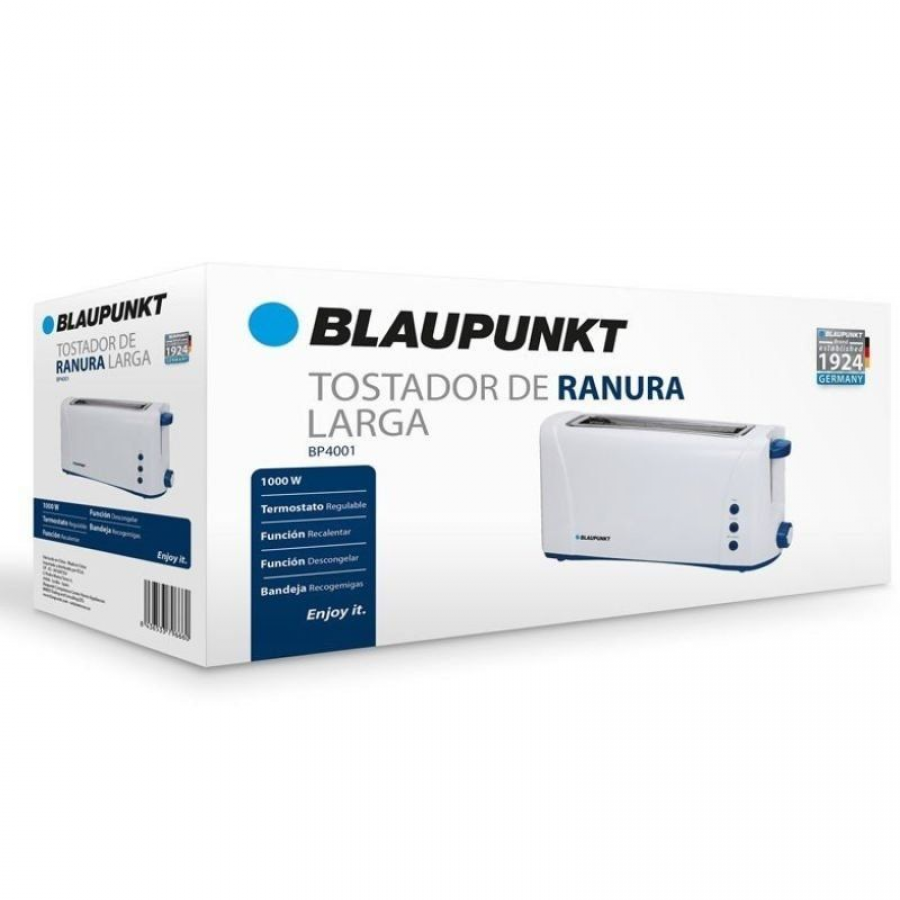 Tostador Blaupunkt BP4001/ 1000W/ Blanco