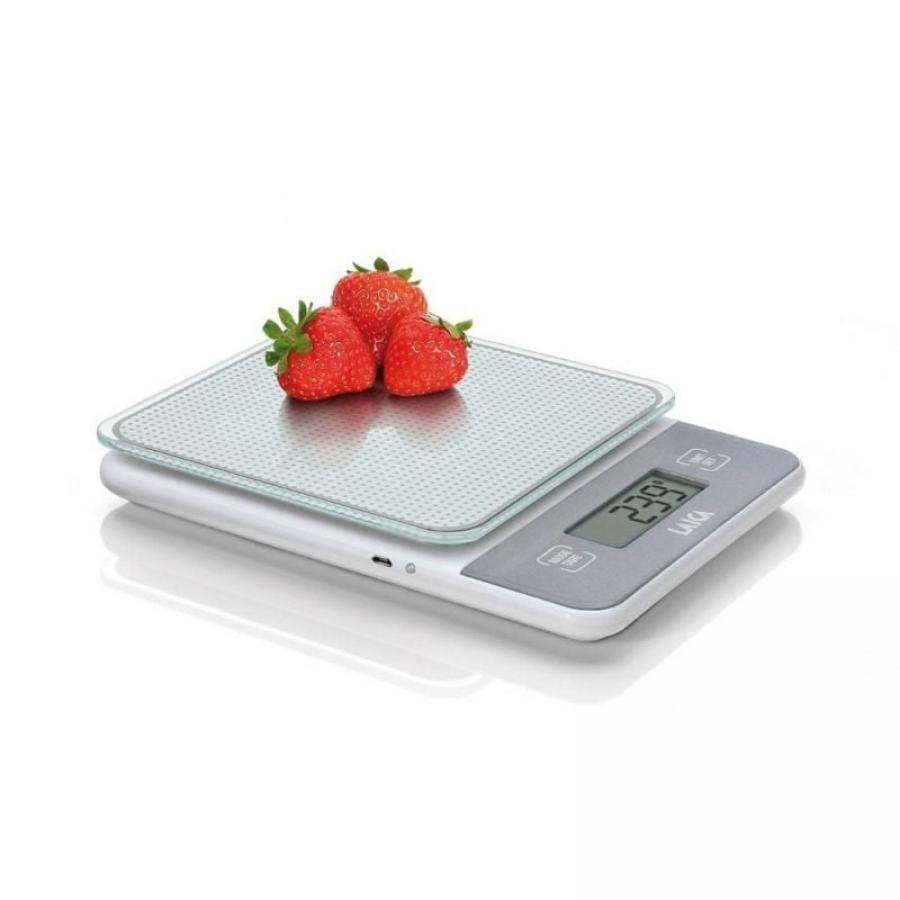 Báscula de Cocina Electrónica Laica KS1320/ hasta 5kg/ Plata