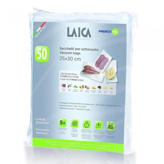 Bolsa para envasar al vacío Laica VT3510 25+30cm 50 bolsas