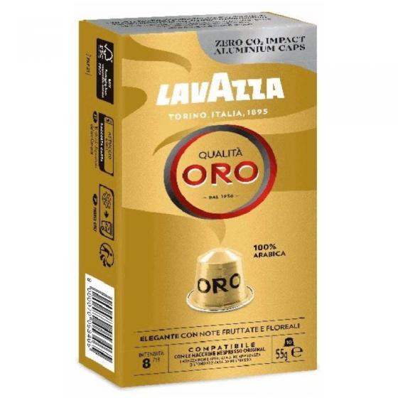 Cápsula Lavazza Qualitá Oro para cafeteras Nespresso/ Caja de 10