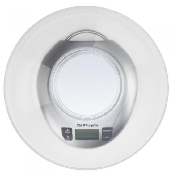 Báscula de Cocina Electrónica Orbegozo PC 2017 A/ hasta 3.5kg/ Plata