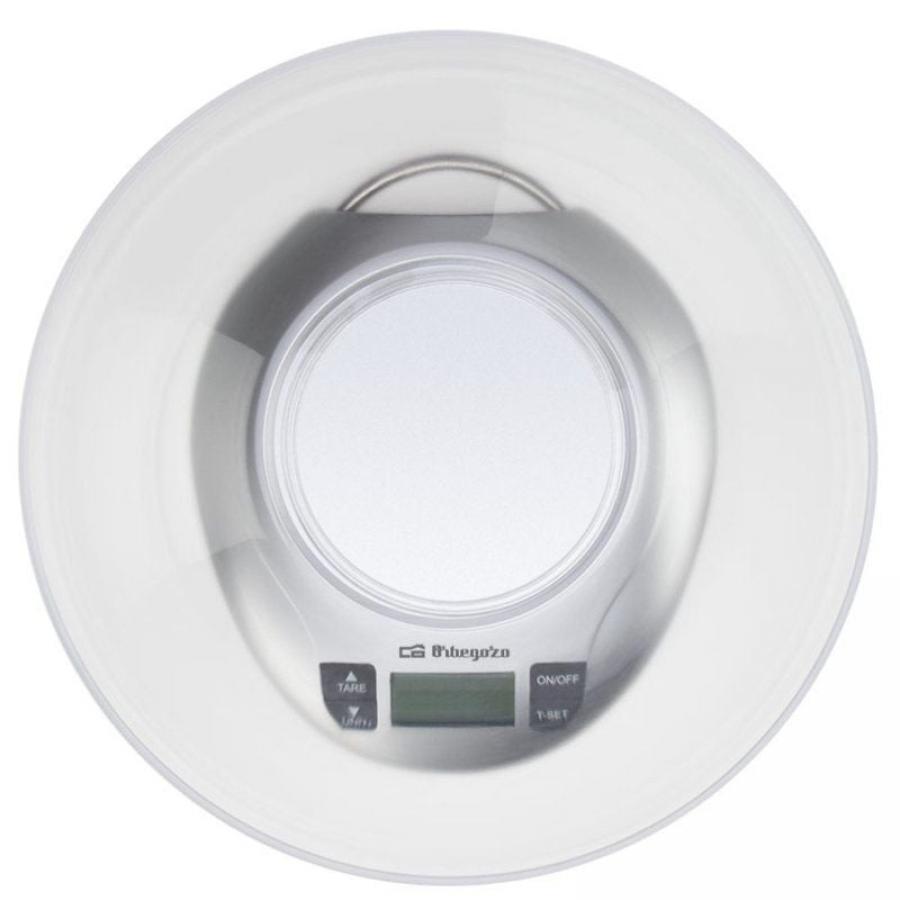 Báscula de Cocina Electrónica Orbegozo PC 2017 A/ hasta 3.5kg/ Plata